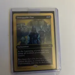 FOIL UNSTOPPABLE PLAN (FIRST-PLACE FOIL) Aetherdrift DFT Magic MTG MINT CARD - Image 1