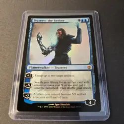 MTG Tezzeret the Seeker 39 Foil Mythic Duel Decks DDF - Image 2