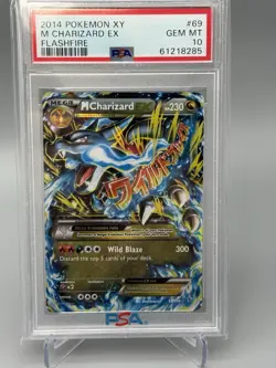 Pokemon M Charizard EX XY Flashfire Ultra Rare #69 PSA 10 Gem Mint - Image 1