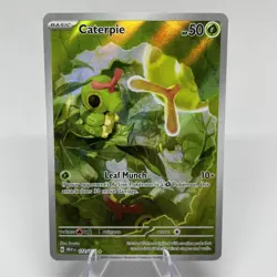 Caterpie 172/165 Illustration Rare SV: Scarlet & Violet 151 Pokemon - Image 1