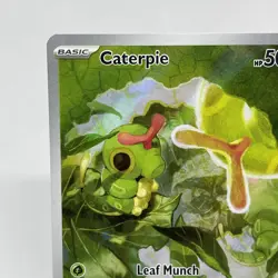 Caterpie 172/165 Illustration Rare SV: Scarlet & Violet 151 Pokemon - Image 6