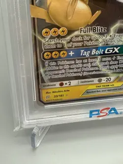 Pokemon 2019 Pikachu & Zekrom GX 33/181 Full Art Team Up GEM MINT PSA 10 - Image 5