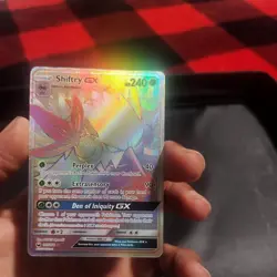 Shiftry GX (Secret) 169/168 Sun Moon Celestial Storm Rainbow Holo LP  Pokemon - Image 1