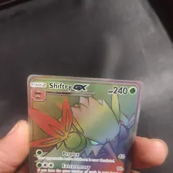 Shiftry GX (Secret) 169/168 Sun Moon Celestial Storm Rainbow Holo LP  Pokemon - Image 2