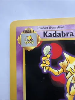 1995, 96, 98 Pokemon Card ** Kadabra ** - Base Set No. 32/102 - Uncommon - Image 3