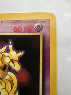 1995, 96, 98 Pokemon Card ** Kadabra ** - Base Set No. 32/102 - Uncommon - Image 4