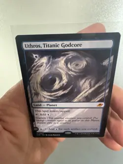 M 0260 Uthros, Titanic Godcore Land Planet Edge of Eternities EOE MTG Card - Image 1