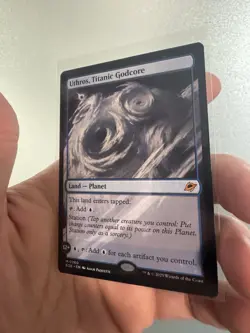 M 0260 Uthros, Titanic Godcore Land Planet Edge of Eternities EOE MTG Card - Image 3