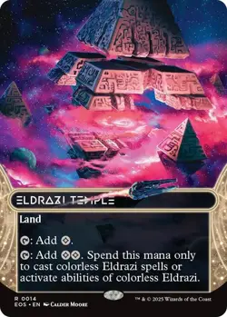 NM Borderless Eldrazi Temple, MTG, Edge of Eternities, Magic the Gathering, 14 - Image 1