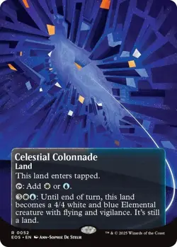 NM Borderless Celestial Colonnade, MTG, Edge of Eternities, Magic, 52 - Image 1