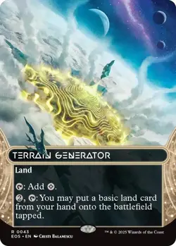 NM Borderless Terrain Generator, MTG, Edge of Eternities, Magic, 43 - Image 1