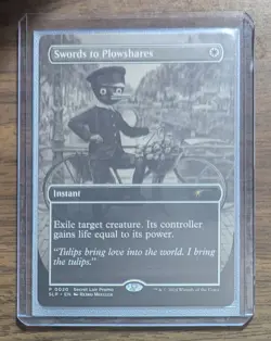 MTG Swords to Plowshares Non-Foil from Secret Lair Showdown NM - Image 2