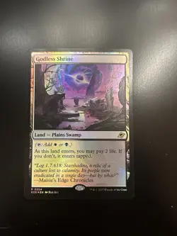 MtG Edge of Eternities - Godless Shrine - (Foil) NM - Image 1
