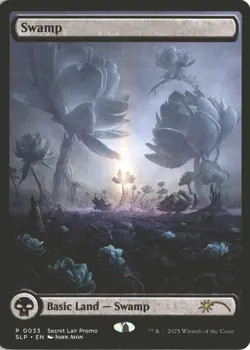 MTG Swamp (0033) *Non-Foil* Full Art Lotus Land Secret Lair Promo NM/MT Cmb Ship - Image 1