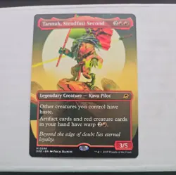 TANNUK, STEADFAST SECOND (BORDERLESS) Edge Of Eternities EOE Magic MTG NM/M!!!! - Image 1