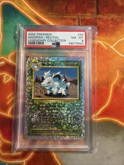 PSA 8 Nidorina Reverse Holo 55 2002 Pokemon Legendary Collection - Image 1