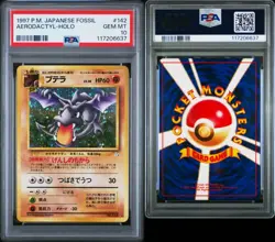 Aerodactyl Pokemon 1997 Holo Fossil Japanese 142 PSA 10 - Image 1
