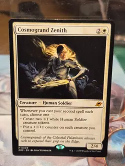 M 0009 Cosmogrand Zenith Human Mythic Rare Edge of Eternities EOE MTG Card - Image 1
