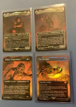 MTG Lord of The Rings One Ring Scene Foil Lot - Bundle Fresh, Never Played! - Image 1