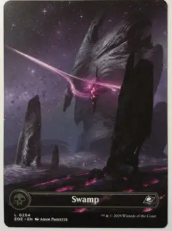 Swamp 0264 *Borderless Basic Land* Magic MtG x1 Edge of Eternities NM - Image 1