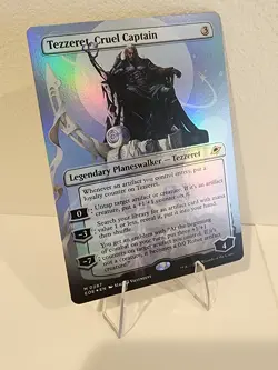 BORDERLESS FOIL Tezzeret, Cruel Captain MTG Edge of Eternities NM/M 0287 EOE - Image 3