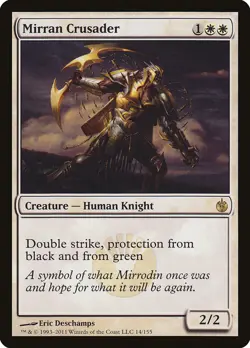 MTG Mirran Crusader ** Mirrodin Besieged ** English (NM) - Image 2