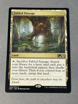 Fabled Passage Core Set 2021 M21 MTG Magic the Gathering NM - Image 3