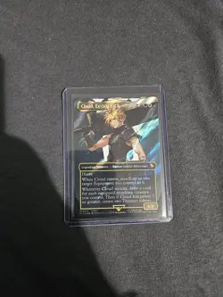 Cloud, Ex-SOLDIER (Borderless) (Surge Foil) Commander: Final Fantasy Card 210 - Image 3