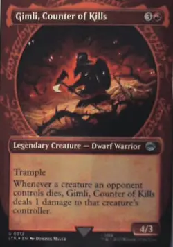 Gimli, Counter of Kills (Showcase) Universes Beyond: the Lord of the Rings: Tales of Middle-Earth Foil - Image 3