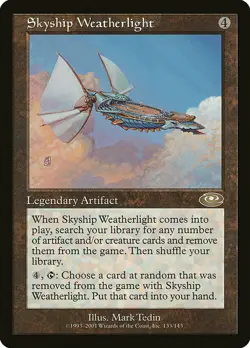 Skyship Weatherlight (#133) - Foil Planeshift LP MTG - Image 2