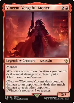 Vincent, Vengeful Atoner Commander: Final Fantasy MTG Magic The Gathering - Image 2