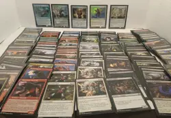 Huge 2lb Magic The Gathering TCG Base, Foil & Rare Card Collection Lot - Image 1