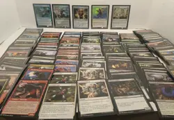 Huge 2lb Magic The Gathering TCG Base, Foil & Rare Card Collection Lot - Image 7