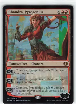 Chandra, Pyrogenius - Kaladesh (KLD) - Foil - Image 1