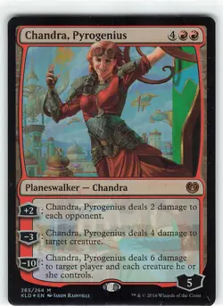 Chandra, Pyrogenius - Kaladesh (KLD) - Foil - Image 3