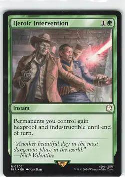 Heroic Intervention - Universes Beyond: Fallout (PIP) - NM - Image 1