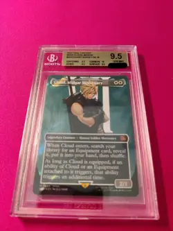 Cloud, Midgar Mercenary (Borderless) (Surge Foil) Final Fantasy Foil - Image 3