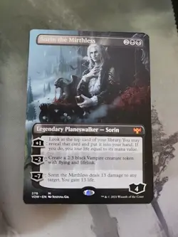 MtG - Sorin the Mirthless x1 - Borderless Crimson Vow Magic the Gathering - Image 1