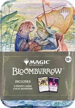 MTG - Magic The Gathering Bloomburrow Collectors Tin - Otter & Frog - New - Image 1