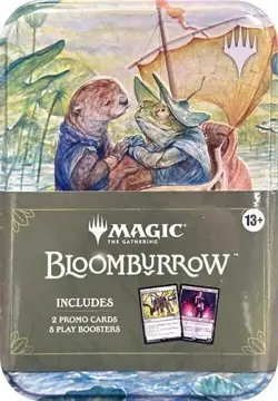 MTG - Magic The Gathering Bloomburrow Collectors Tin - Otter & Frog - New - Image 2
