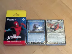 Magic The Gathering Spider-Man WHITE BLUE Welcome Deck SDCC 2025 Comic Con MTG - Image 4