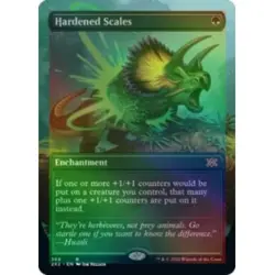 FOIL HARDENED SCALES (BORDERLESS) Double Masters 2022 Magic MTG MINT CARD - Image 2