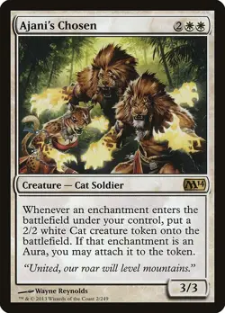 MTG Ajani's Chosen ** Magic 2014 ** English (NM) - Image 1