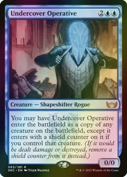 MTG Undercover Operative Promopack Stamped Foil ** SNC Promos ** English (NM) - Image 1
