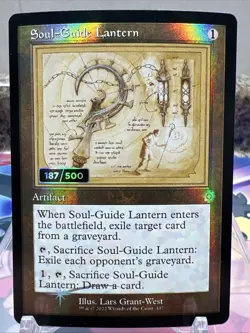 MTG SOUL-GUIDE LANTERN SERIALIZED FOIL #187/500 - Image 13