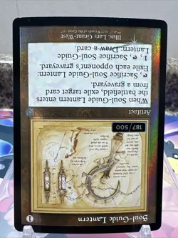 MTG SOUL-GUIDE LANTERN SERIALIZED FOIL #187/500 - Image 14