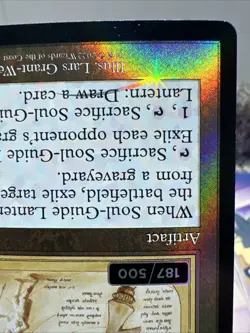 MTG SOUL-GUIDE LANTERN SERIALIZED FOIL #187/500 - Image 7