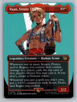 Magic: The Gathering - Final Fantasy #390 Vaan, Street Thief Borderless - Image 3