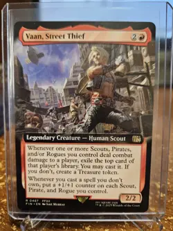 Magic: The Gathering Final Fantasy Vaan, Street Thief- Extended Art - Image 1