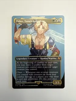Magic The Gathering Tidus, Yuna's Guardian (Borderless) Commander: Final Fantasy - Image 1